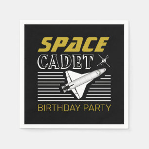 Space Cadet, Spacecraft, Birthday Napkin
