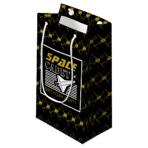 Space Cadet, Spacecraft, Birthday Small Gift Bag