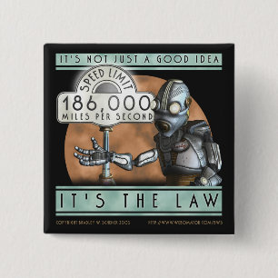 Space Cadet Square Button