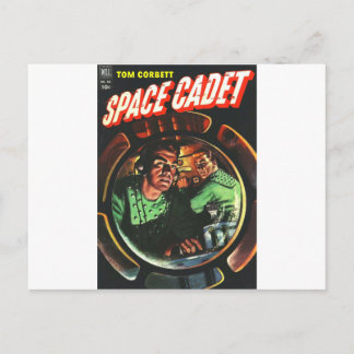 Space Cadets in Small Rocket Postcard