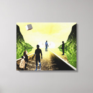space canvas print
