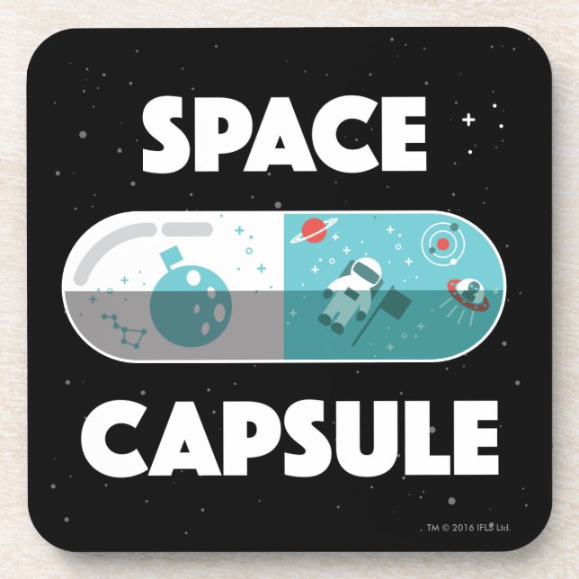 Space Capsule Coaster (Front)