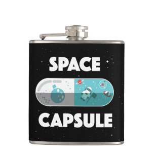 Space Capsule Hip Flask