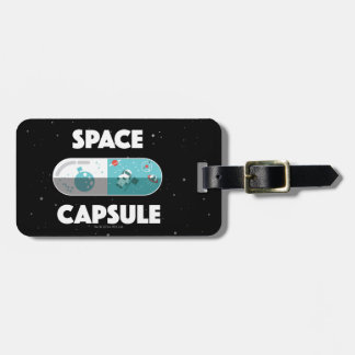 Space Capsule Luggage Tag