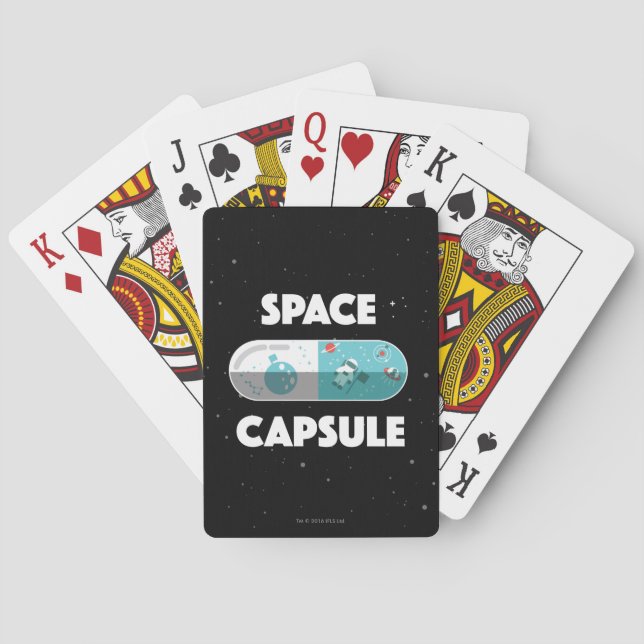 Space Capsule Playing Cards (Back)