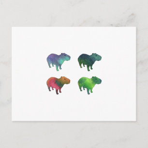 Space Capybaras Postcard