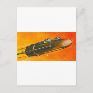 Space Car Postcard