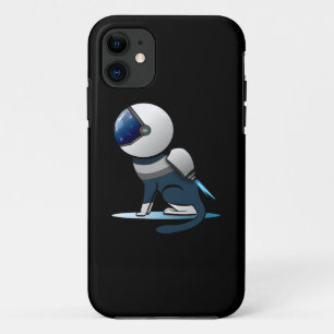 Space Cat Astronaut Flying Case-Mate iPhone Case