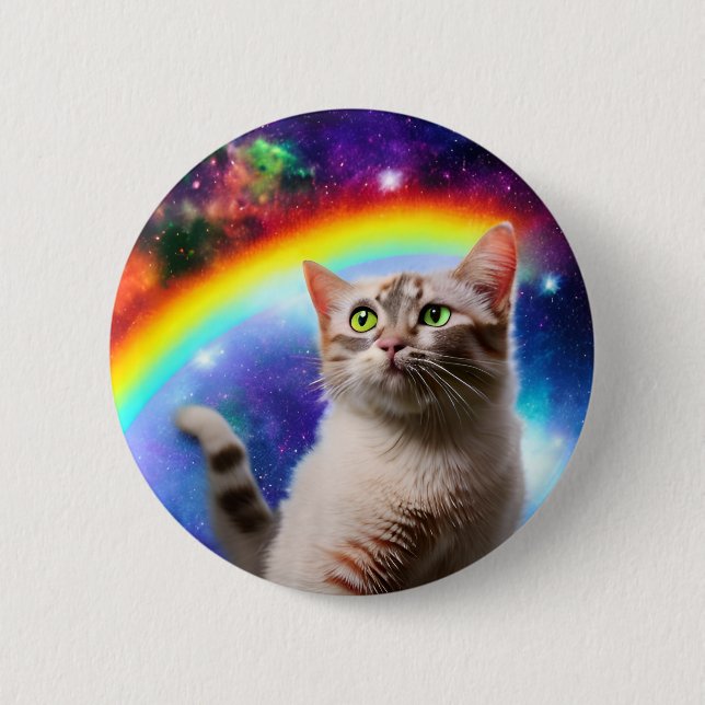 Space Cat Badge (Front)