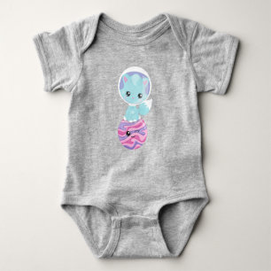 Space Cat, Cute Cat, Astronaut, Cosmonaut, Planet Baby Bodysuit