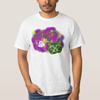 Space Cat Demands Brains T-Shirt