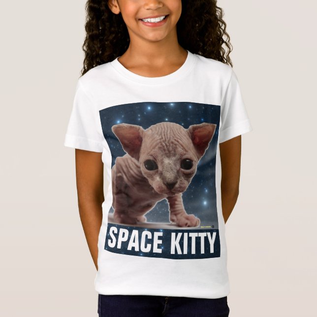 SPACE CAT Funny T-Shirts (Front)