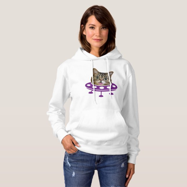 Space Cat   Hoodie (Front Full)