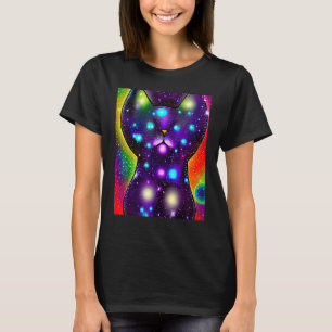 Space Cat Kitty Kitten  In Cat Style 12 T-Shirt