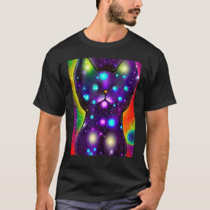 Space Cat Kitty Kitten In Cat Style 12 T-Shirt