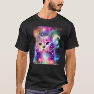 Space Cat Kitty Kitten In Cat Style 13 T-Shirt
