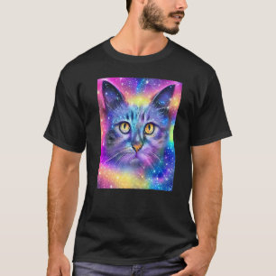 Space Cat Kitty Kitten In Cat Style 13 T-Shirt