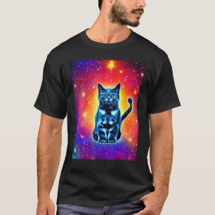 Space Cat Kitty Kitten In Cat Style 1 T-Shirt