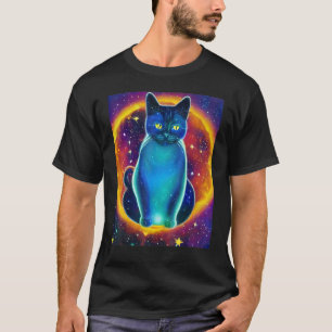 Space Cat Kitty Kitten In Cat Style 5 T-Shirt
