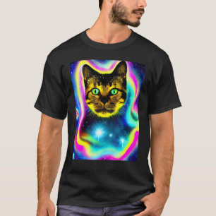 Space Cat Kitty Kitten  In Cat Style 8 T-Shirt