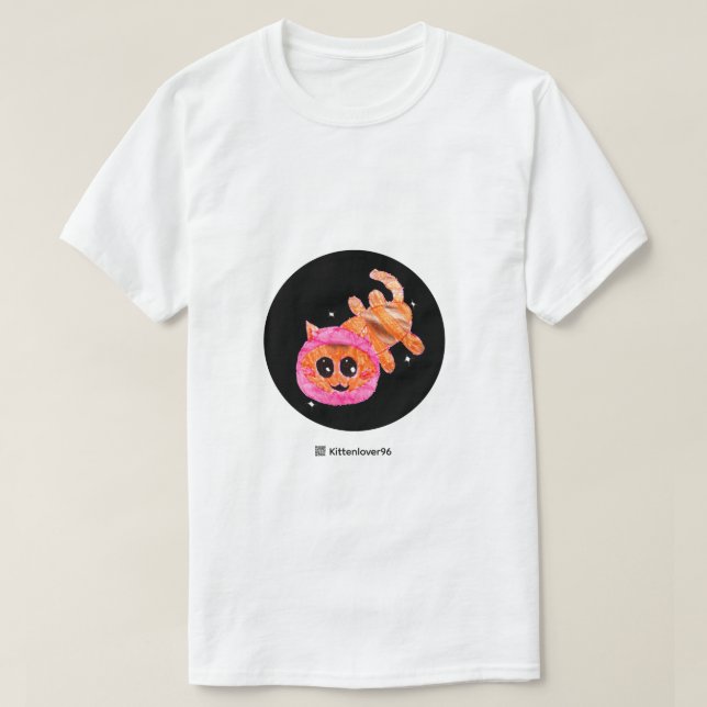 Space Cat logo T-Shirt (Design Front)