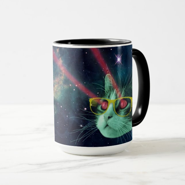 Space Cat Mug (Front Right)