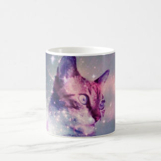 Space cat mug