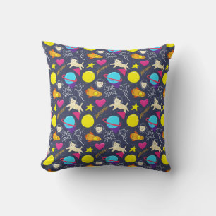 Space Cat Pattern Cushion