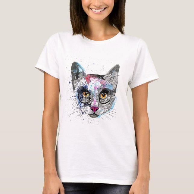 Space Cat T-Shirt (Front)