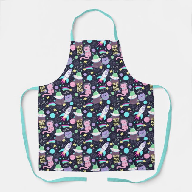 Space Cats Apron (Front)