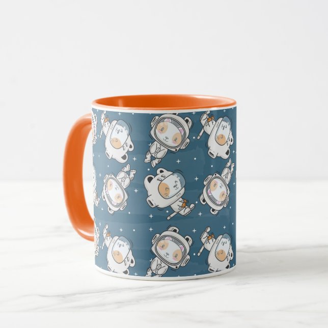 Space Cats Mug (Front Left)