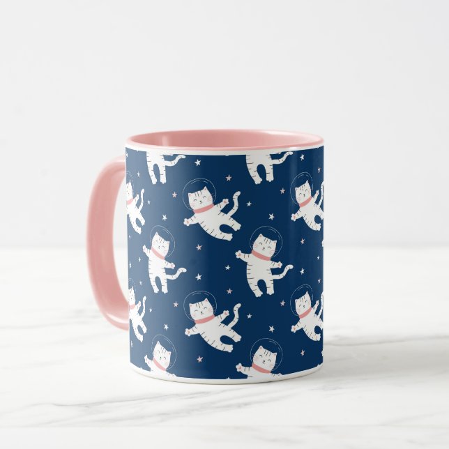 Space Cats Mug (Front Left)