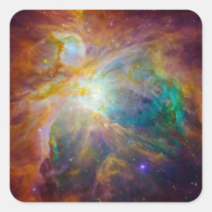 Space - Chaos in Orion Square Sticker