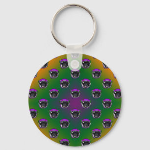 Space Chimp Key Ring