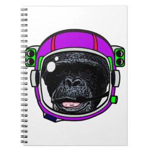 Space Chimp Spiral Notebook