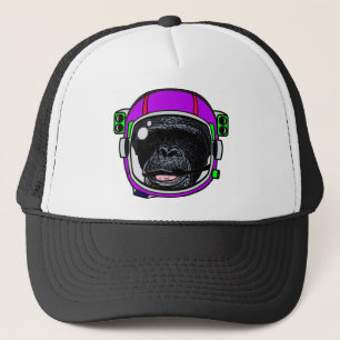 Space Chimp Trucker Hat