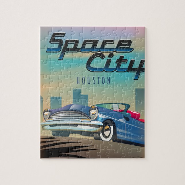 Space City Houston Jigsaw Puzzle (Vertical)