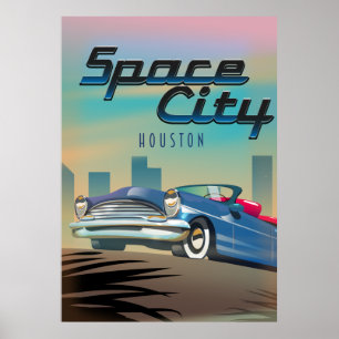 Space City Houston Poster