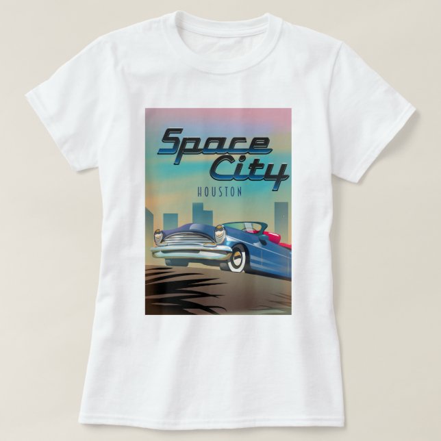 Space City Houston T-Shirt (Design Front)