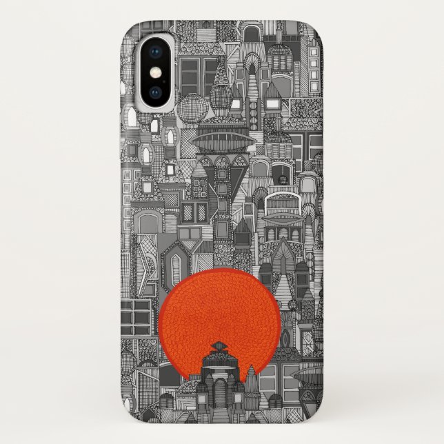 space city sun red Case-Mate iPhone case (Back)