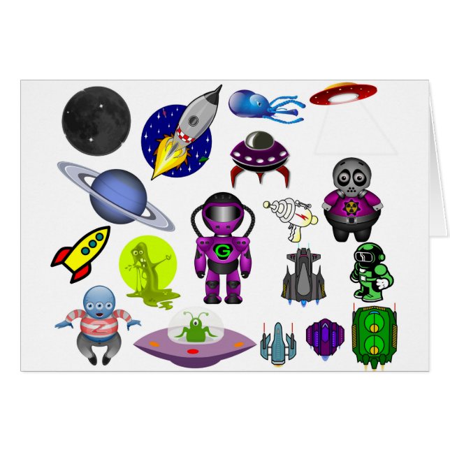 space clip art aliens space craft (Front Horizontal)