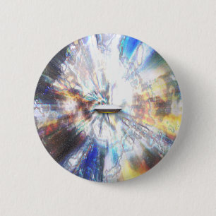 Space Clouds Craft 6 Cm Round Badge