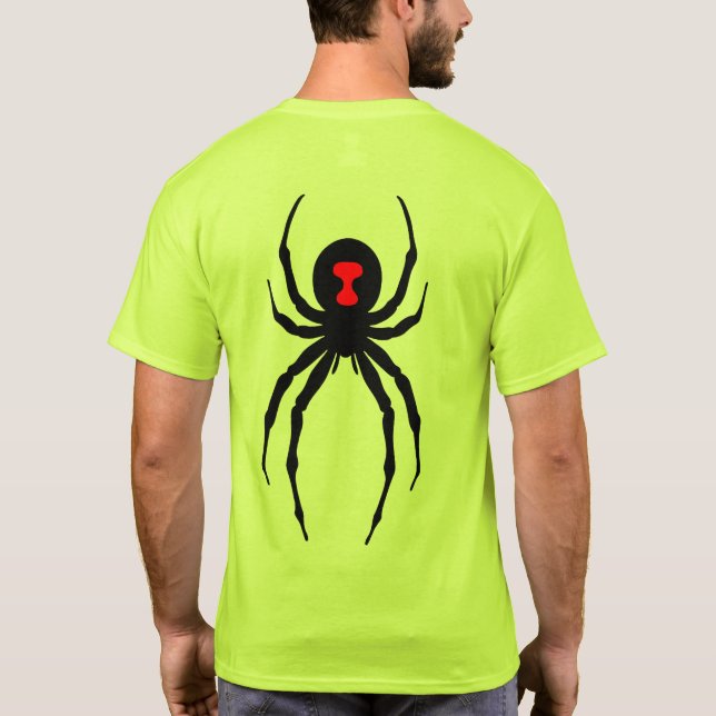 Space Coast Chapter - Black Widow T-Shirt (Back)