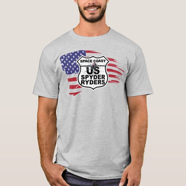 Space Coast Chapter - Tattered Flag T-Shirt (Front)