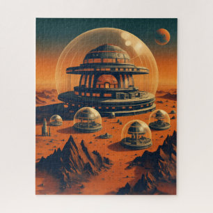 Space Colony Jigsaw Puzzle