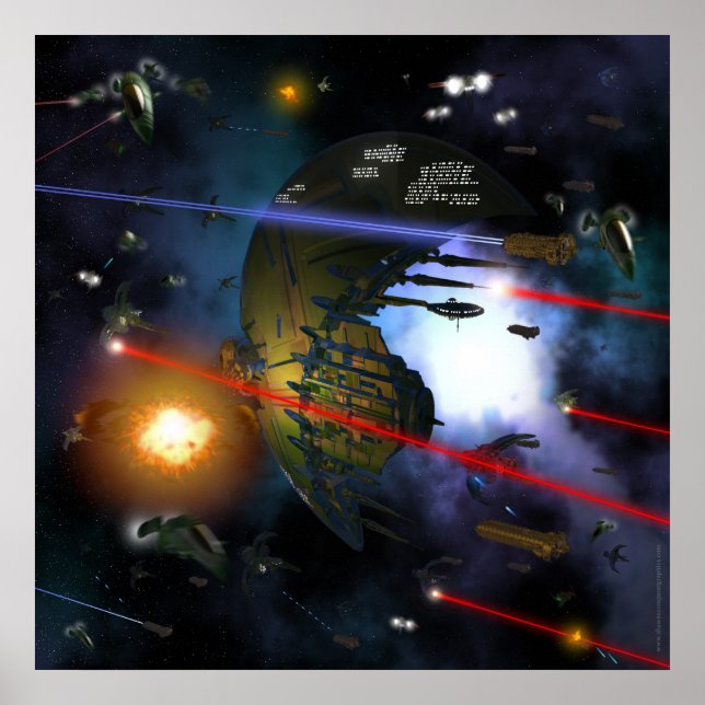 Space Combat Poster (Front)