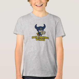 Space Conqueror Voyages Retro Comic Book Sci-Fi Vi Tri-Blend Shirt