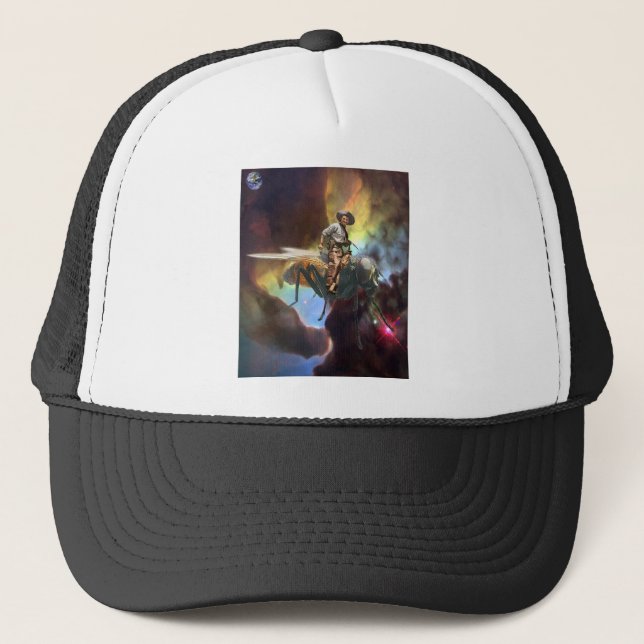 Space Cowboy Trucker Hat (Front)