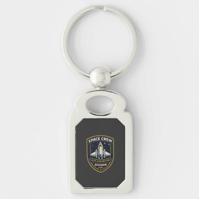 Space Crew Exploration Division Academy Keychain (Front)