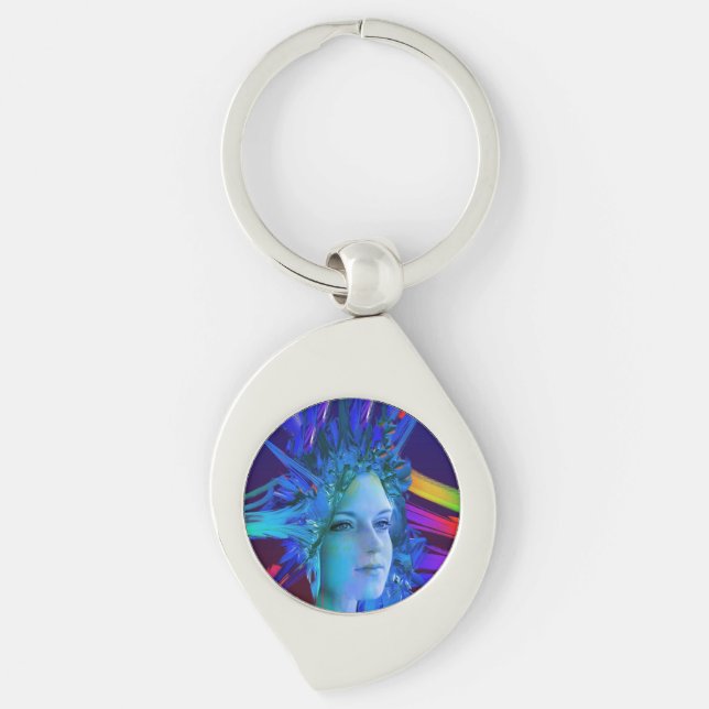 Space Crystal Key Ring (Front)